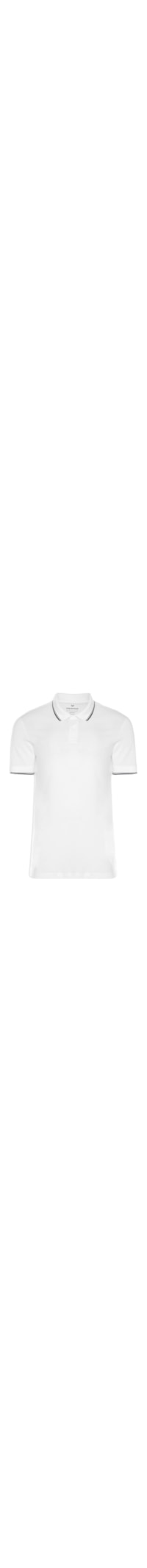 Polo Masculina Manga Curta - Branco