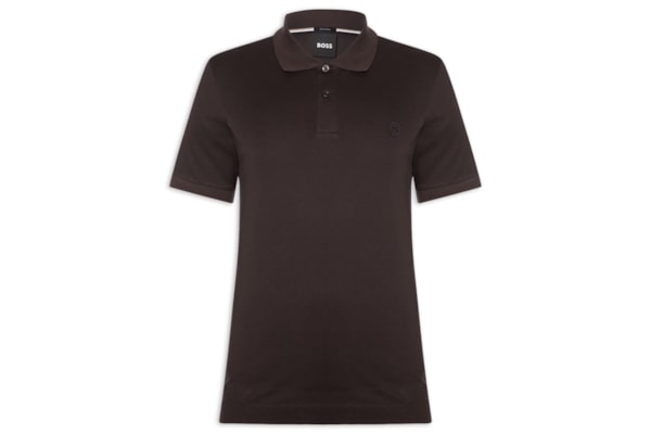 Polo Masculina Manga Curta C-Parris 98 - Marrom