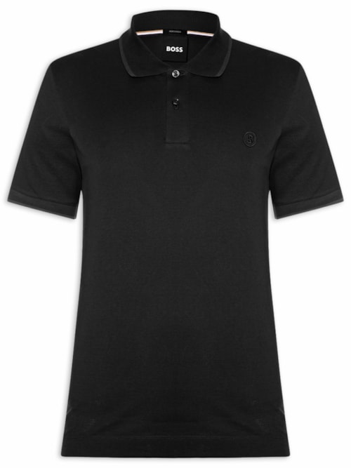 Polo Masculina Manga Curta C-Parris 98 Regular fit – Preto