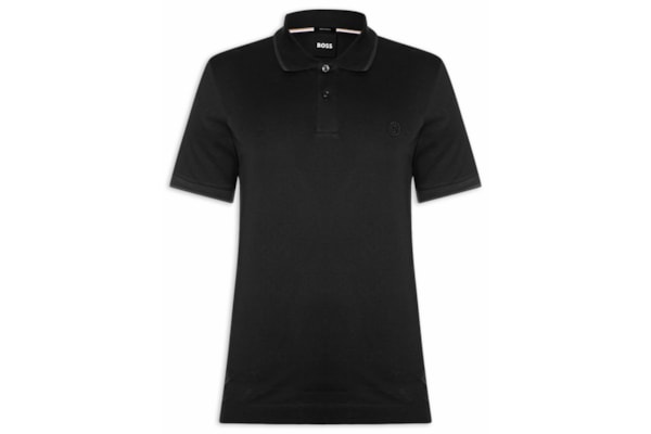 Polo Masculina Manga Curta C-Parris 98 Regular fit  - Preto