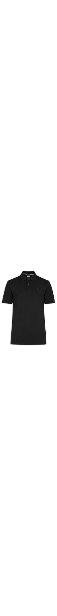 Polo Masculina Manga Curta C-Parris - Preto