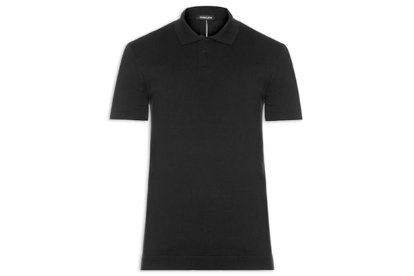 Pólo Masculina Manga Curta Classic Cotton Shirt - Preto