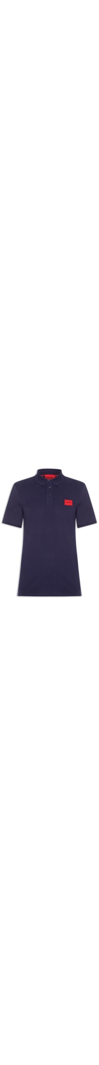 Polo Masculina Manga Curta Dereso - Azul
