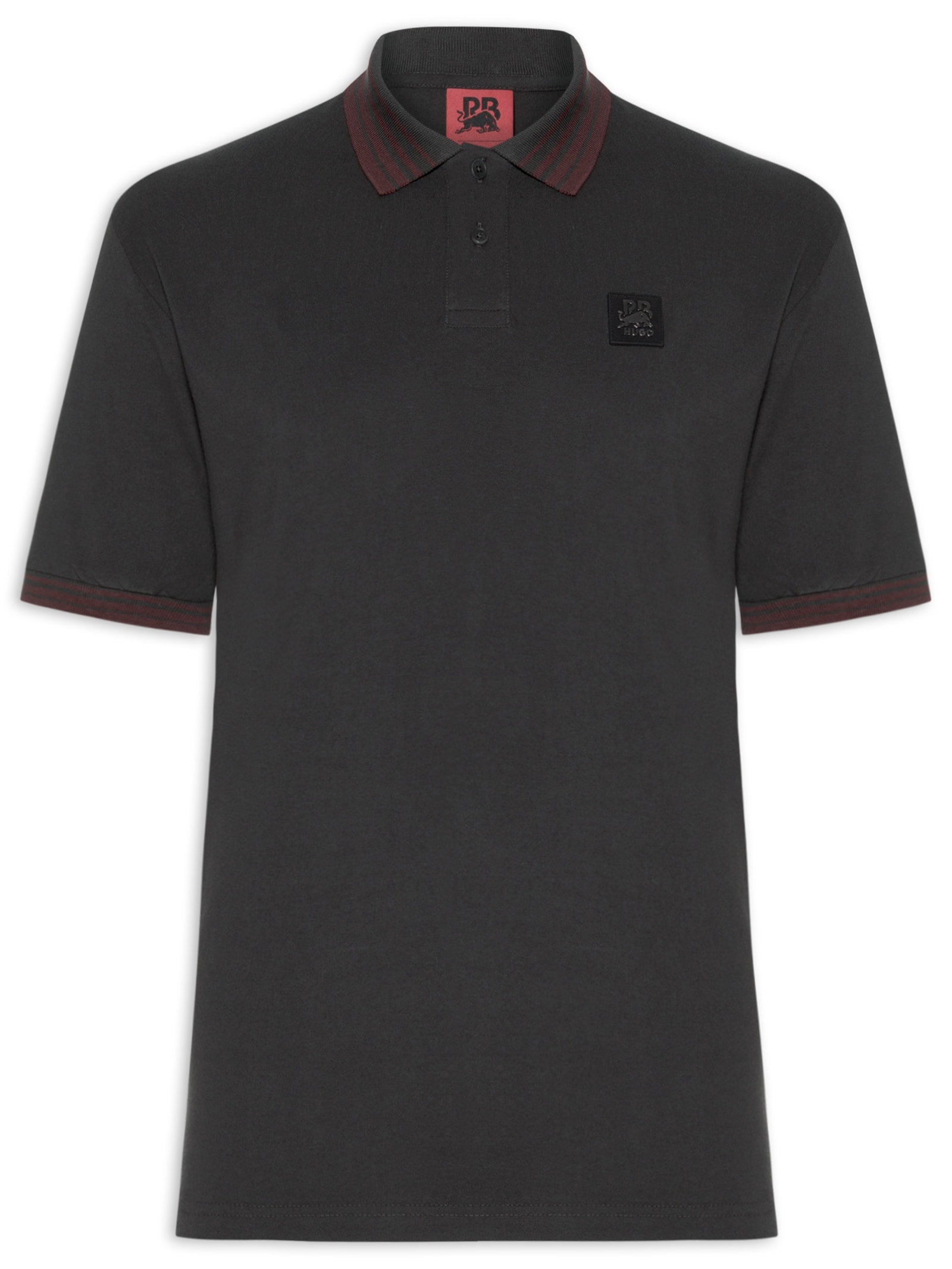 Polo Masculina Manga Curta Dizgi Collab Redbull  Marrom Hugo
