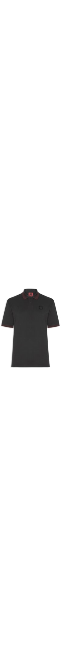 Polo Masculina Manga Curta Dizgi - Collab Redbull - Marrom