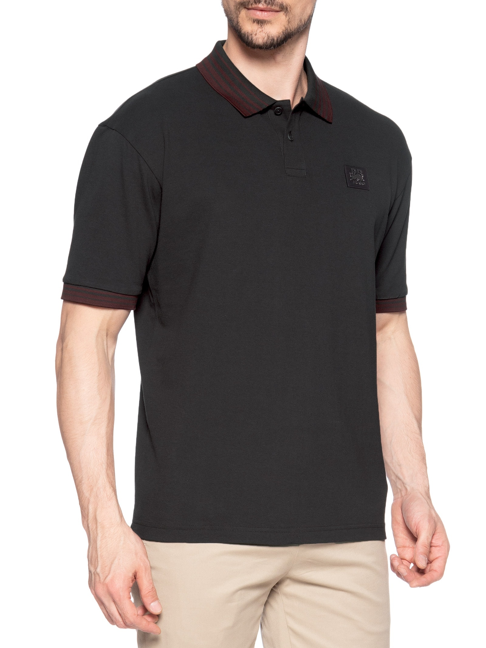 Polo Masculina Manga Curta Dizgi Collab Redbull  Marrom Hugo