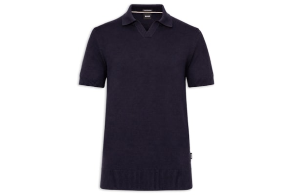 Polo Masculina Manga Curta H-Lantoni - Azul