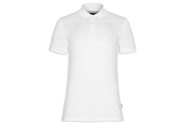 Polo Masculina Manga Curta Logo Bordado Pallas Regular fit  - Branco