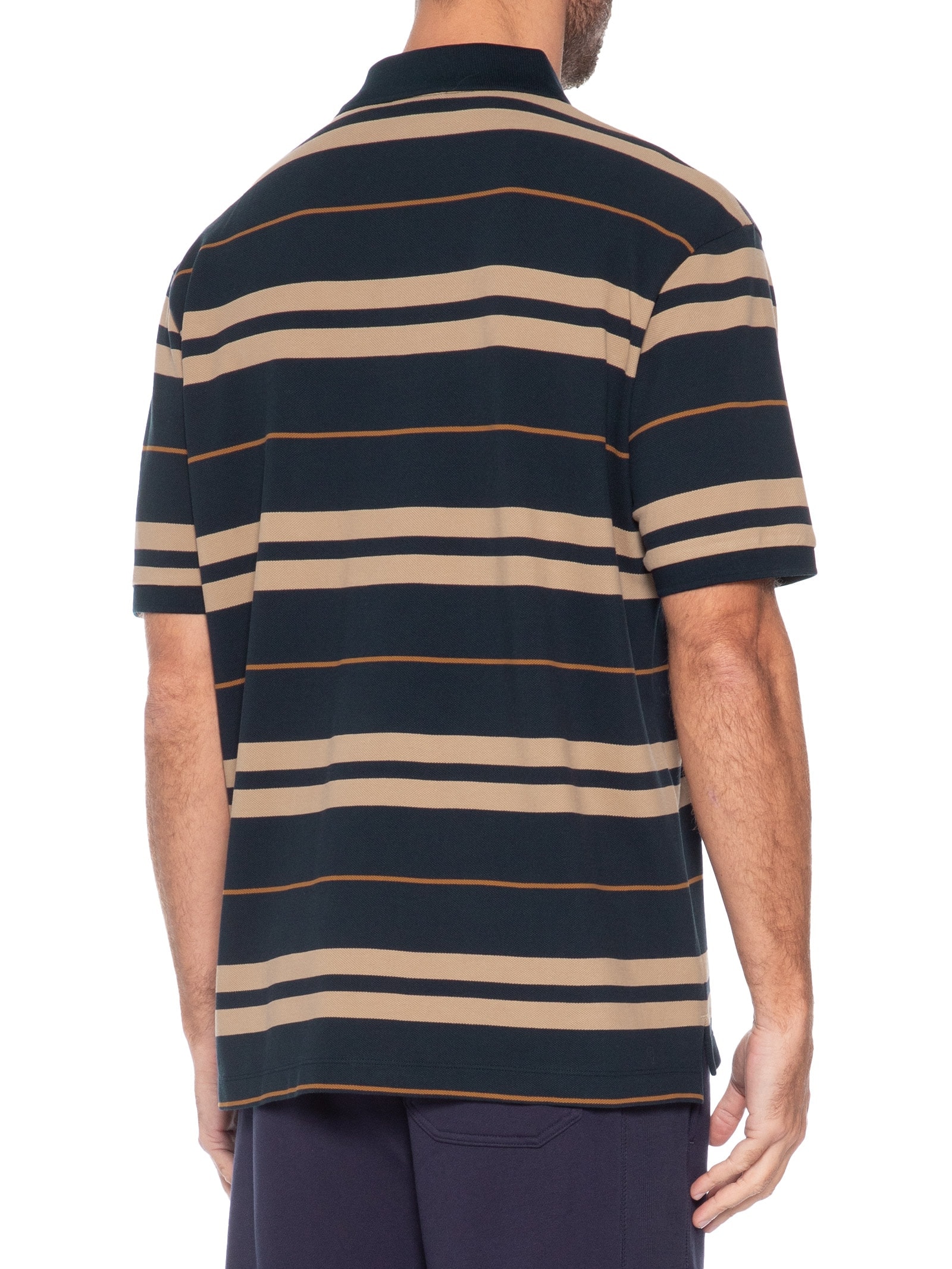 Polo Masculina Manga Curta Nivarsolo Azul Hugo