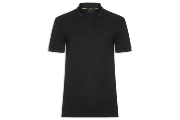 Polo Masculina Manga Curta Paddy - Preto
