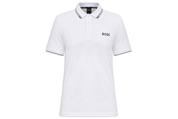 Polo Masculina Manga Curta Paddy Pro - Off White