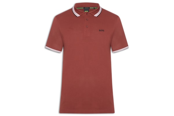 Polo Masculina Manga Curta Paddy - Rosa