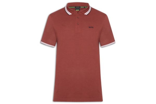 Polo Masculina Manga Curta Paddy - Rosa