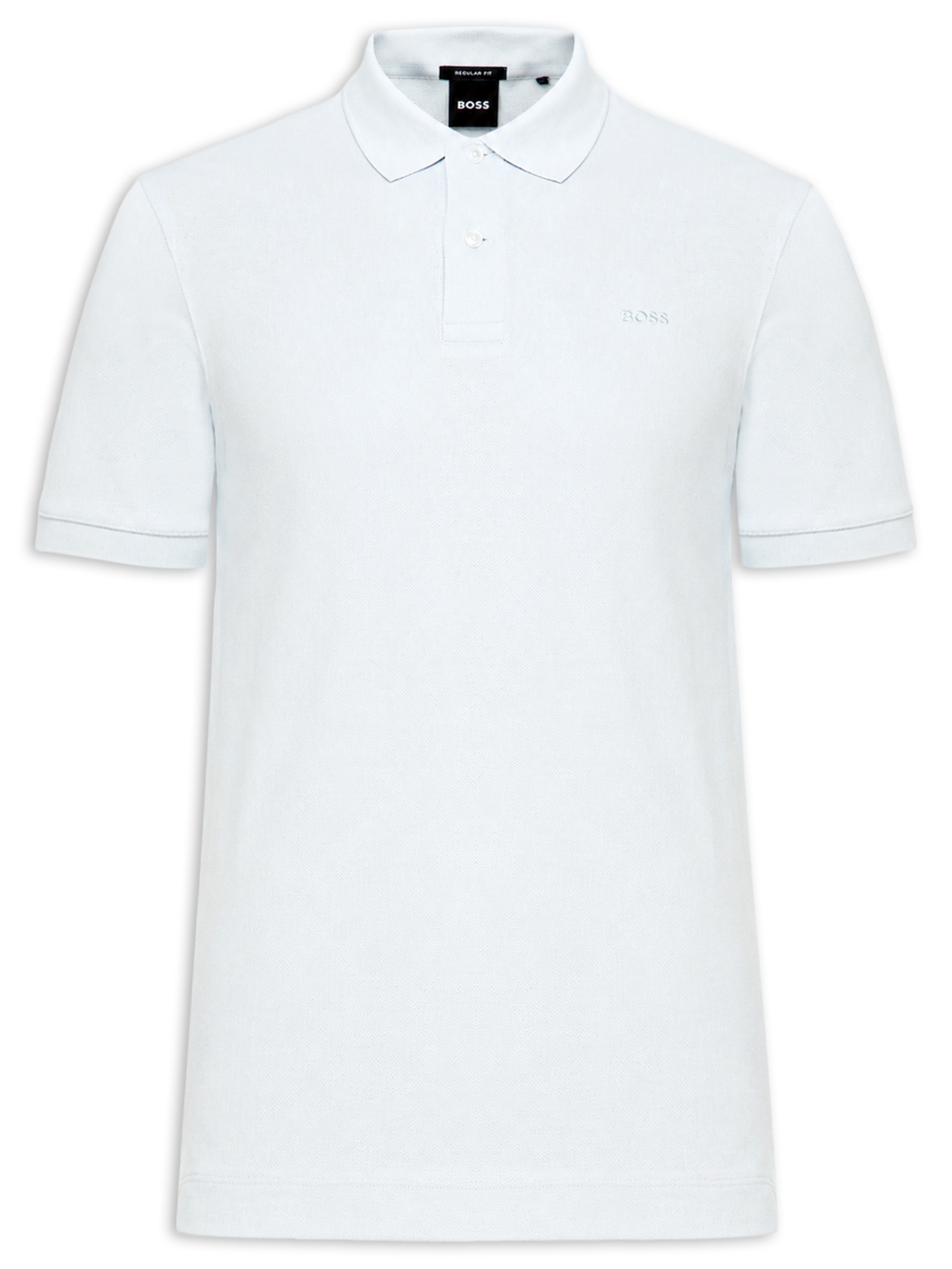 Polo Masculina Manga Curta Pallas Azul Boss