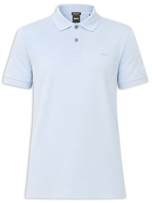 Polo Masculina Manga Curta Pallas - Azul