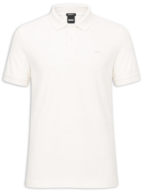 Polo Masculina Manga Curta Pallas - Branco