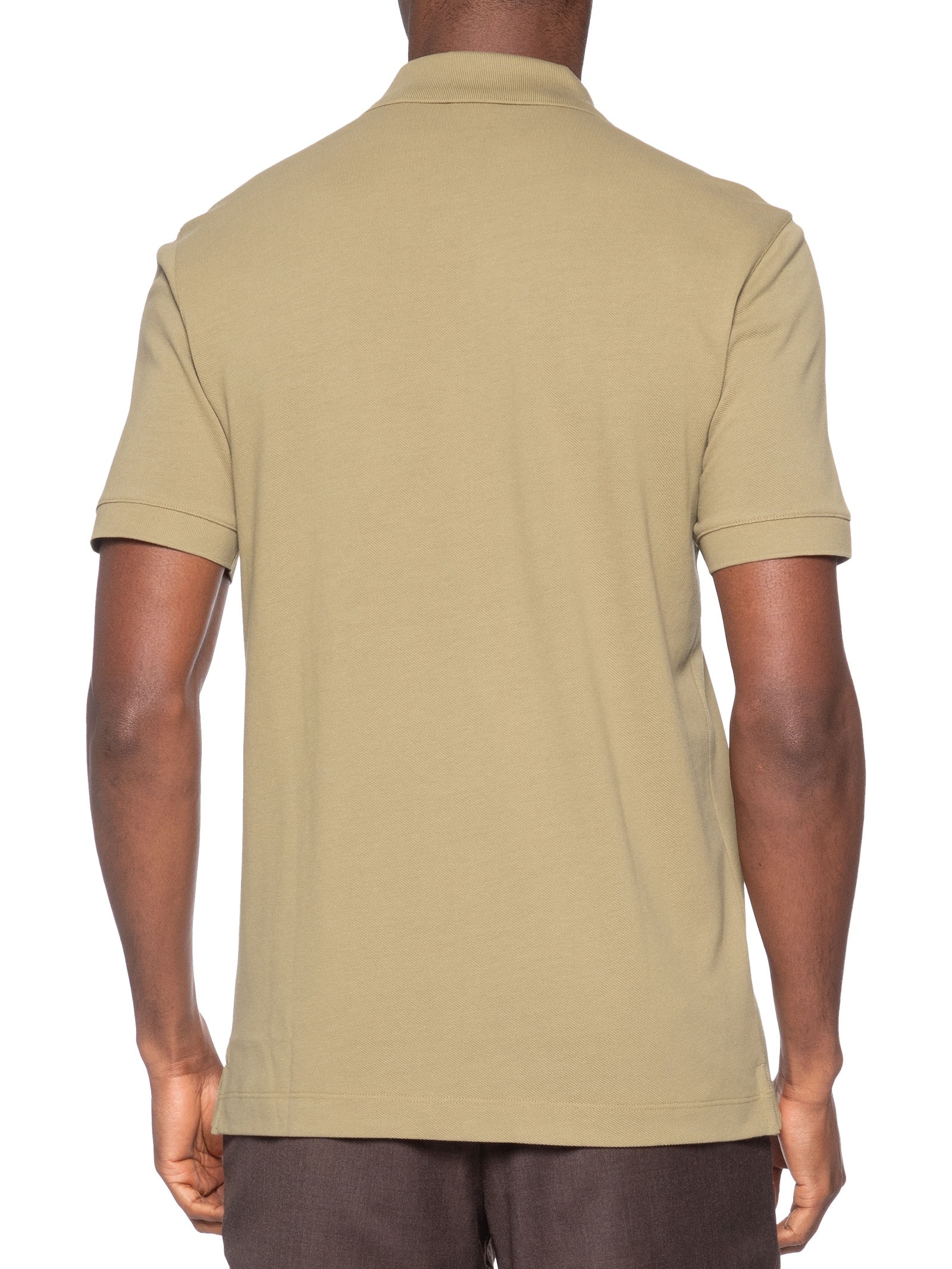 Polo Masculina Manga Curta Pallas Regular fit  Bege Boss