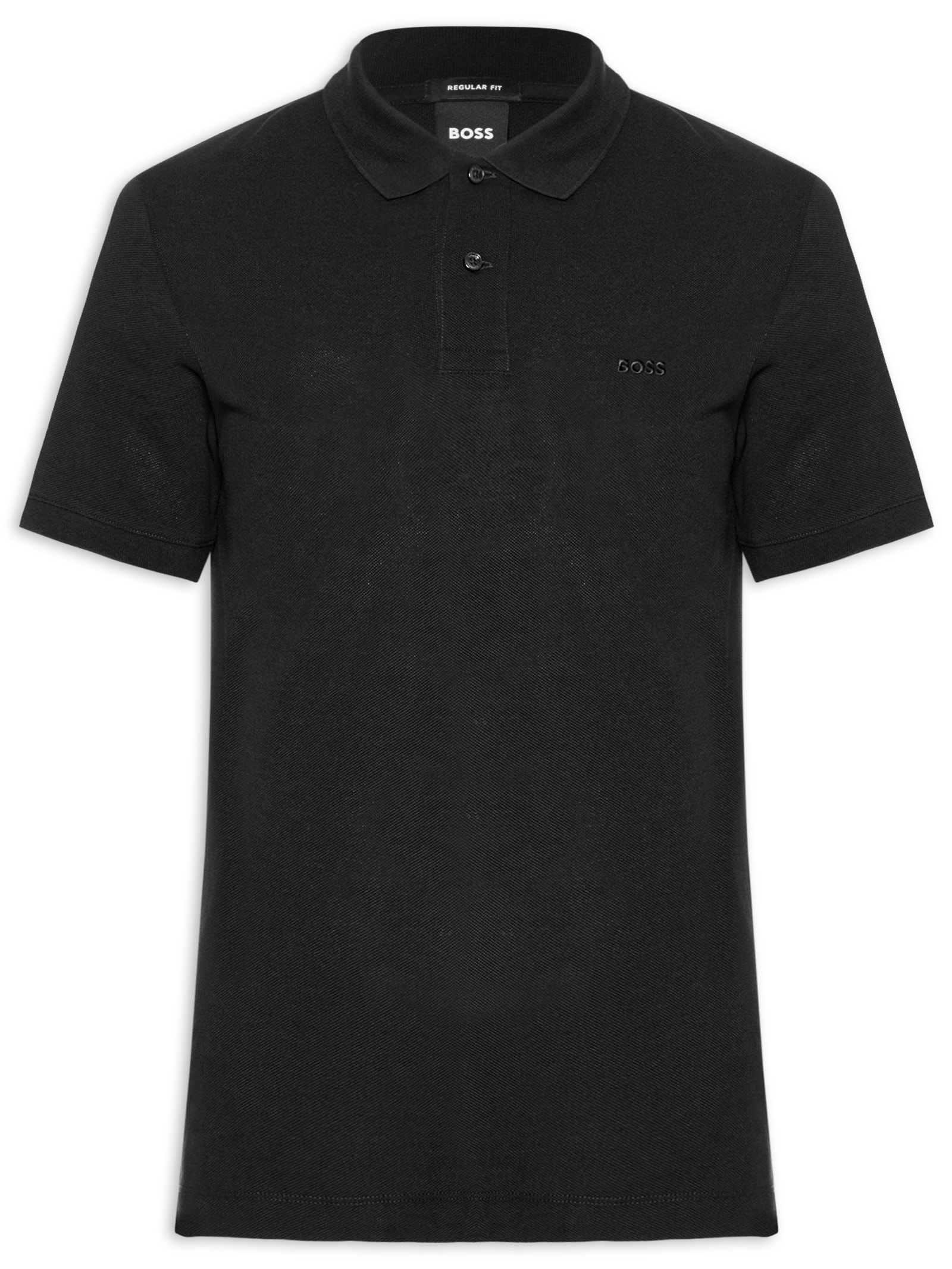 Polo Masculina Manga Curta Pallas Regular fit  Preto Boss