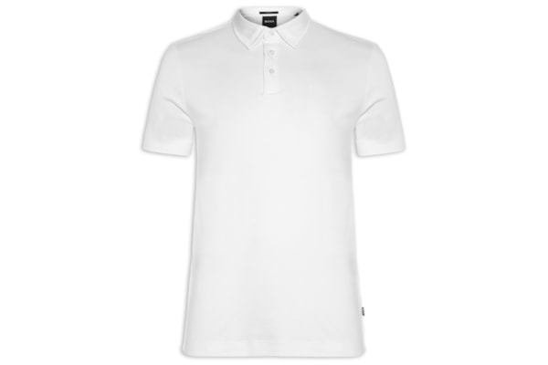 Polo Masculina Manga Curta Palosh 30 Regular fit  - Branco