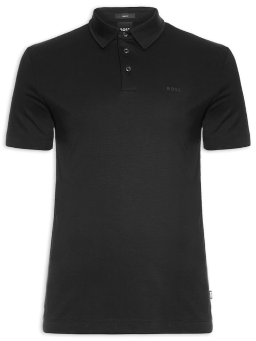 Polo Masculina Manga Curta Palosh 30 Regular fit – Preto