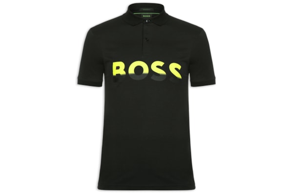 Pólo Masculina Manga Curta Pavel - Preto