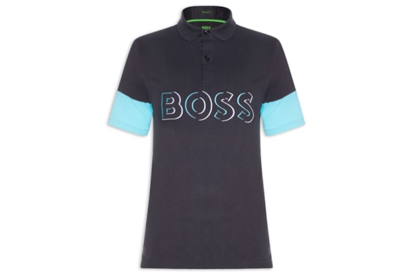 Polo Masculina Manga Curta Pavel Regular fit - Azul