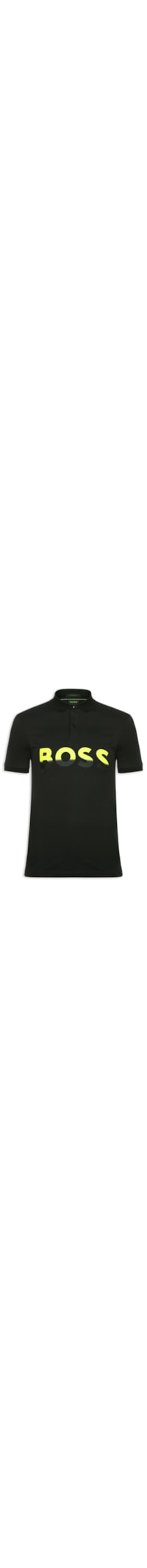 Polo Masculina Manga Curta Pavel Regular fit - Preto