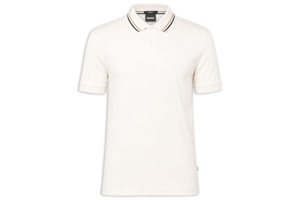 Polo Masculina Manga Curta Penrose - Branco