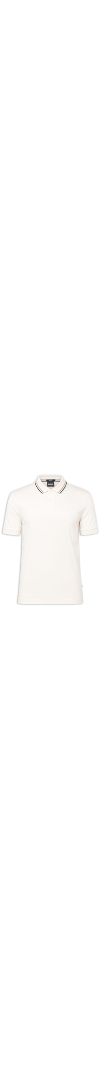 Polo Masculina Manga Curta Penrose - Branco