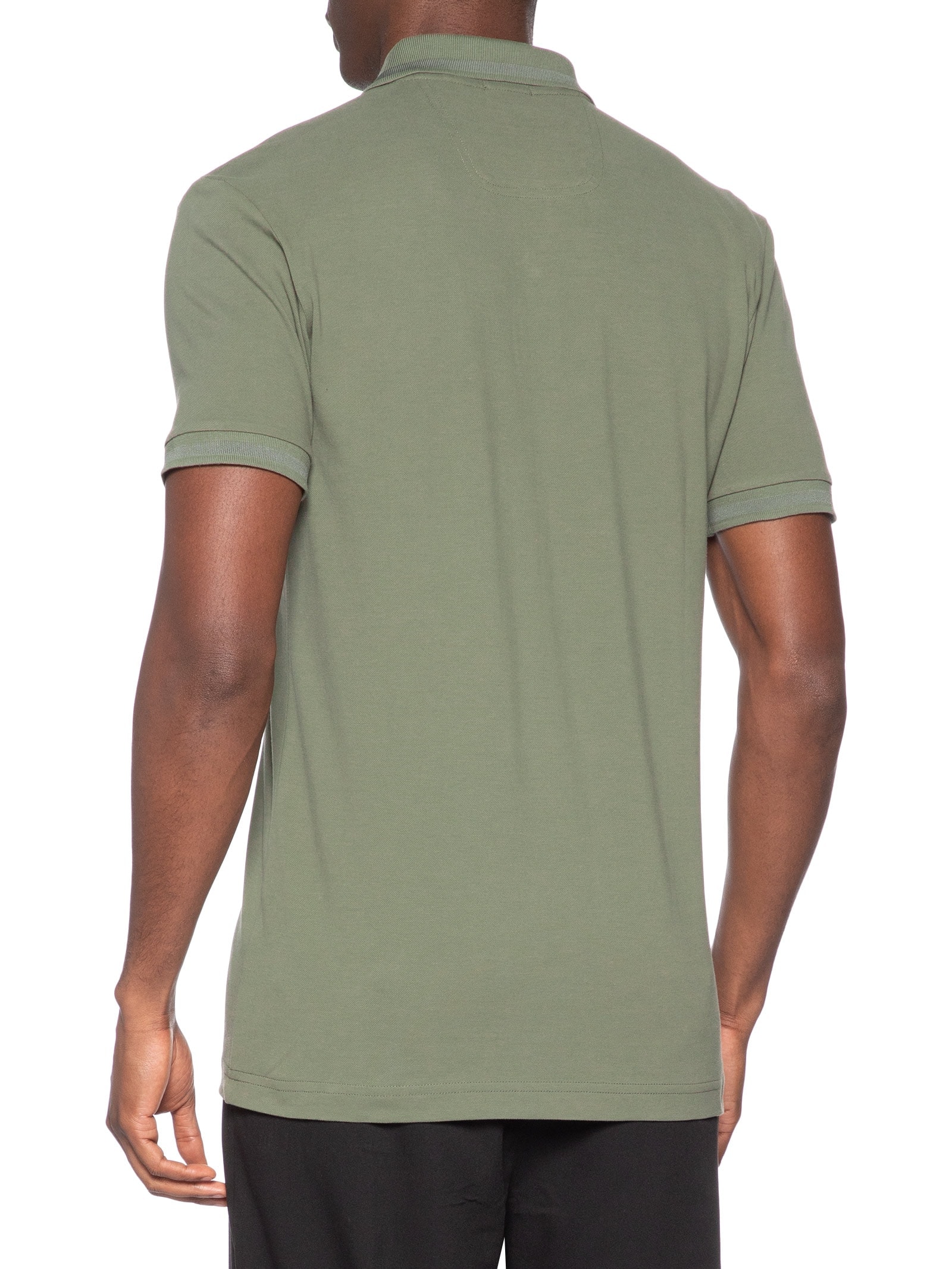 Polo Masculina Manga Curta Pio 1 Regular fit – Verde Boss