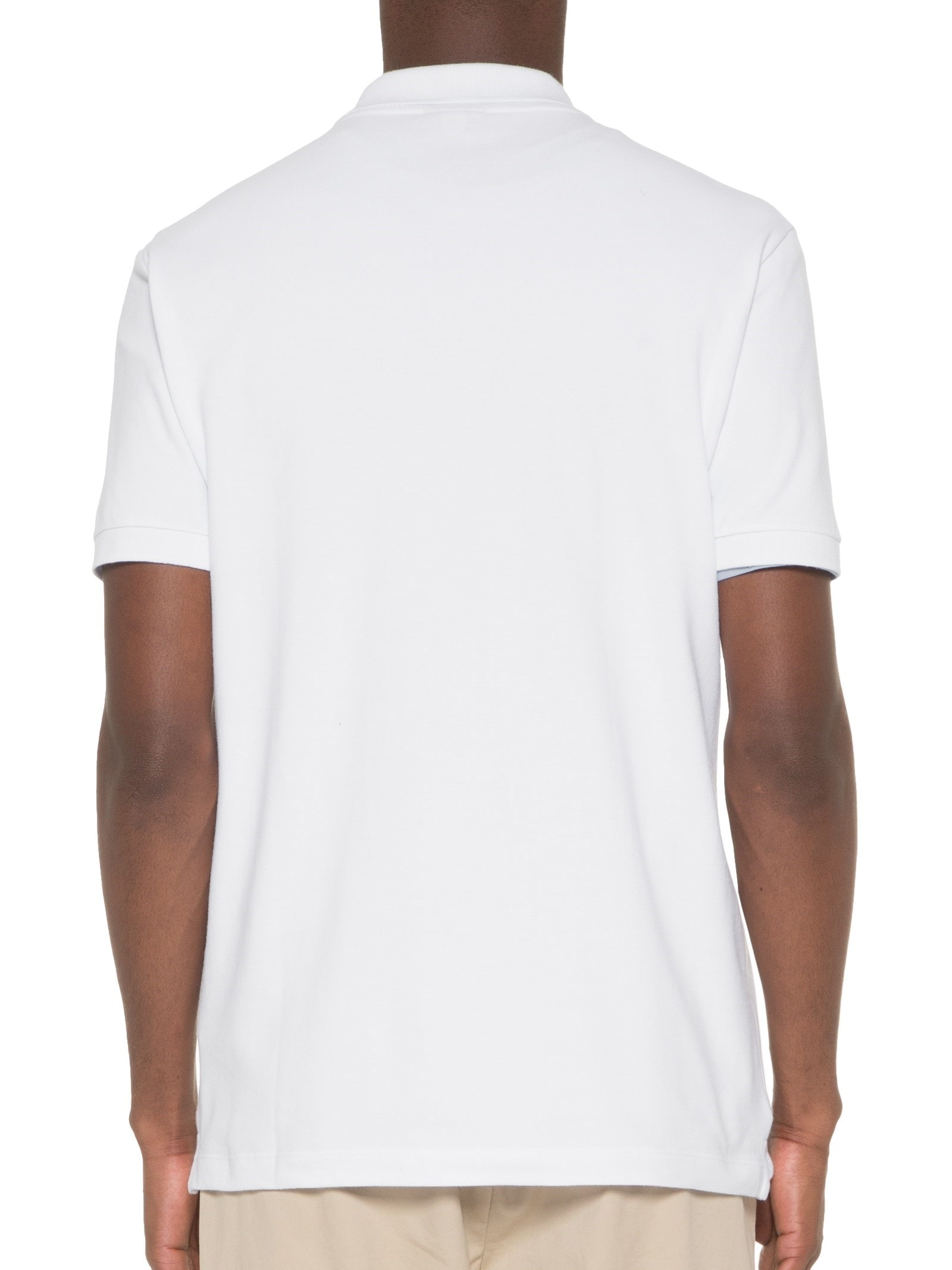 Polo Masculina Manga Curta Piquet Básica Branco Reserva