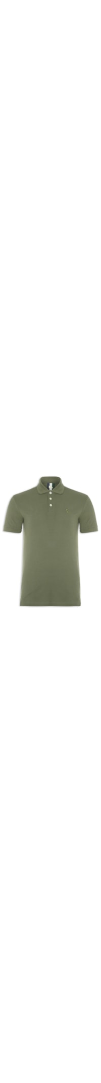 Pólo Masculina Manga Curta Piquet Classica - Verde