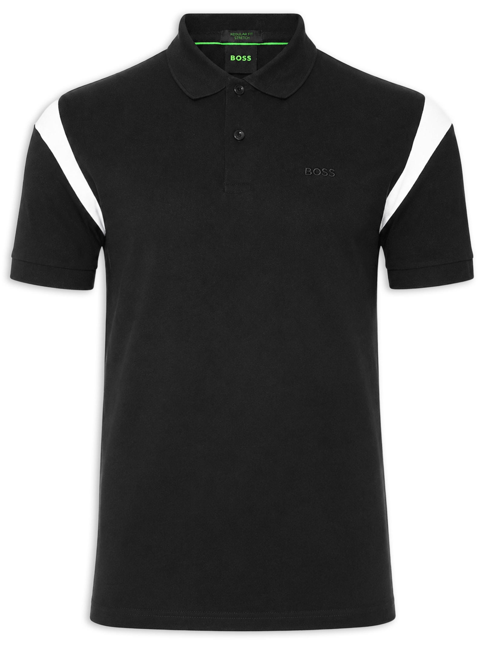 Polo Masculina Manga Curta Pl Union Union Paddy Preto Boss