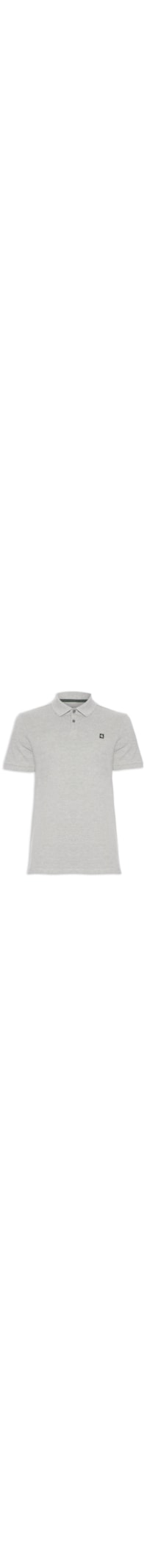 Polo Masculina Manga Curta Premium - Cinza