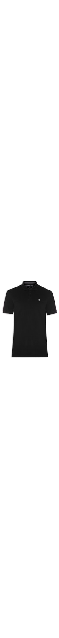 Polo Masculina Manga Curta Premium - Preto