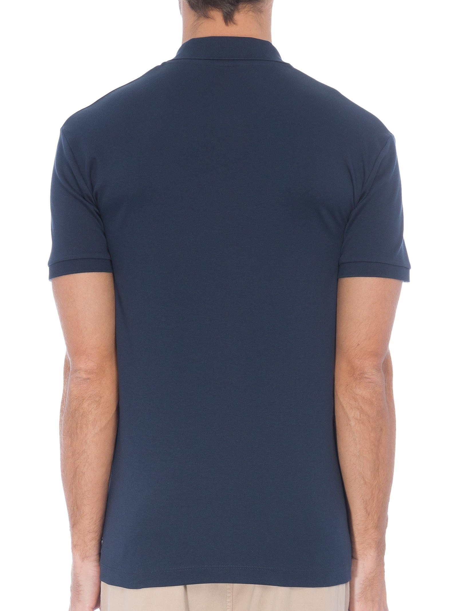 Polo Masculina Manga Curta Supersoft- Azul Osklen