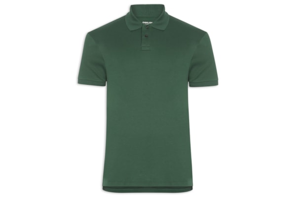 Polo Masculina Manga Curta Supersoft - Verde