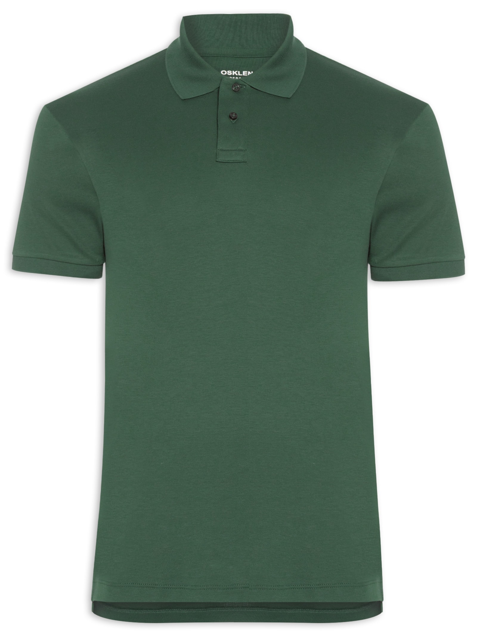 Polo Masculina Manga Curta Supersoft Verde Osklen