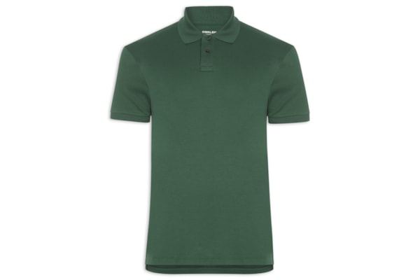 Polo Masculina Manga Curta Supersoft - Verde