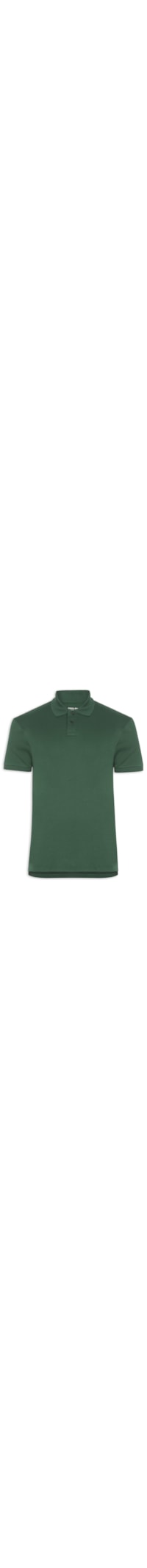 Polo Masculina Manga Curta Supersoft - Verde