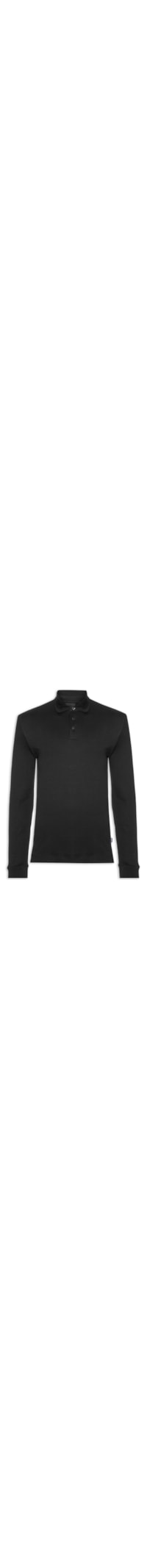 Polo Masculina Manga Longa Pado 30 - Preto