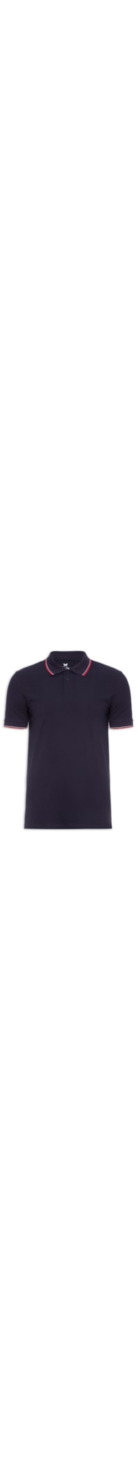 Polo Masculina Mangas Curtas - Azul