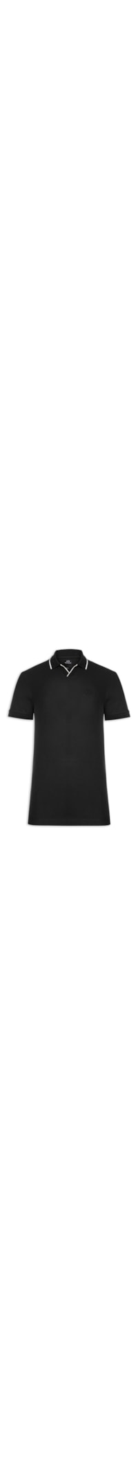 Polo Masculina Mc Slim Fit Buttonless - Preto