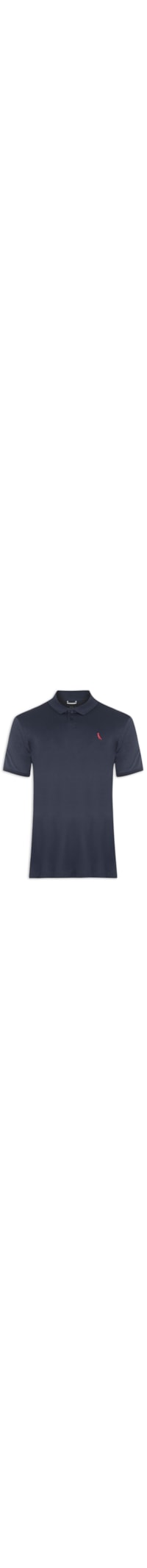 Polo Masculina Meia Malha Pima - Azul
