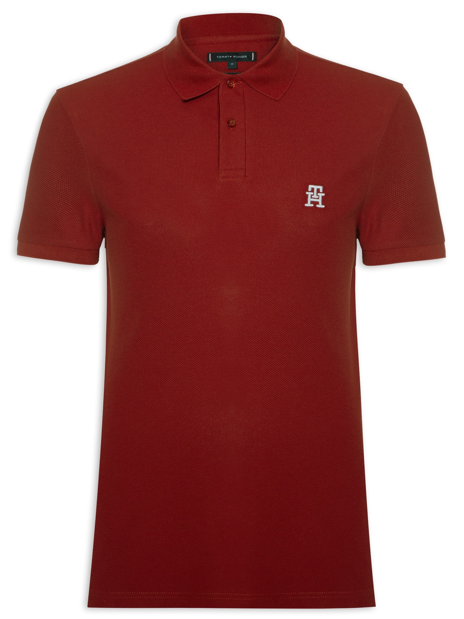 Polo Masculina New IMD Regular Vermelho Tommy Hilfiger