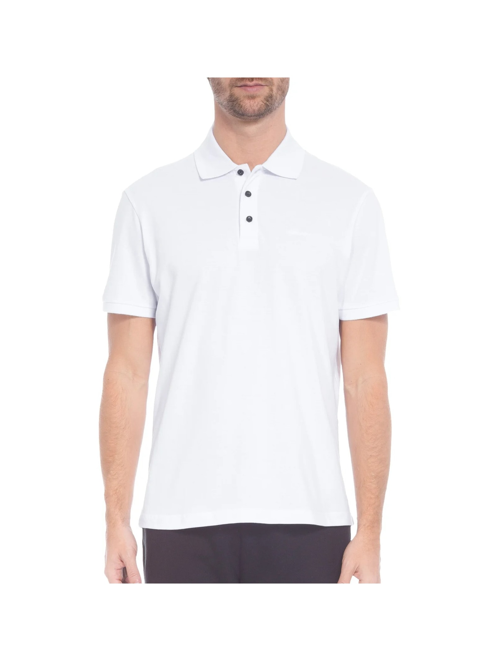Polo Masculina New Simple Basic Branco John John