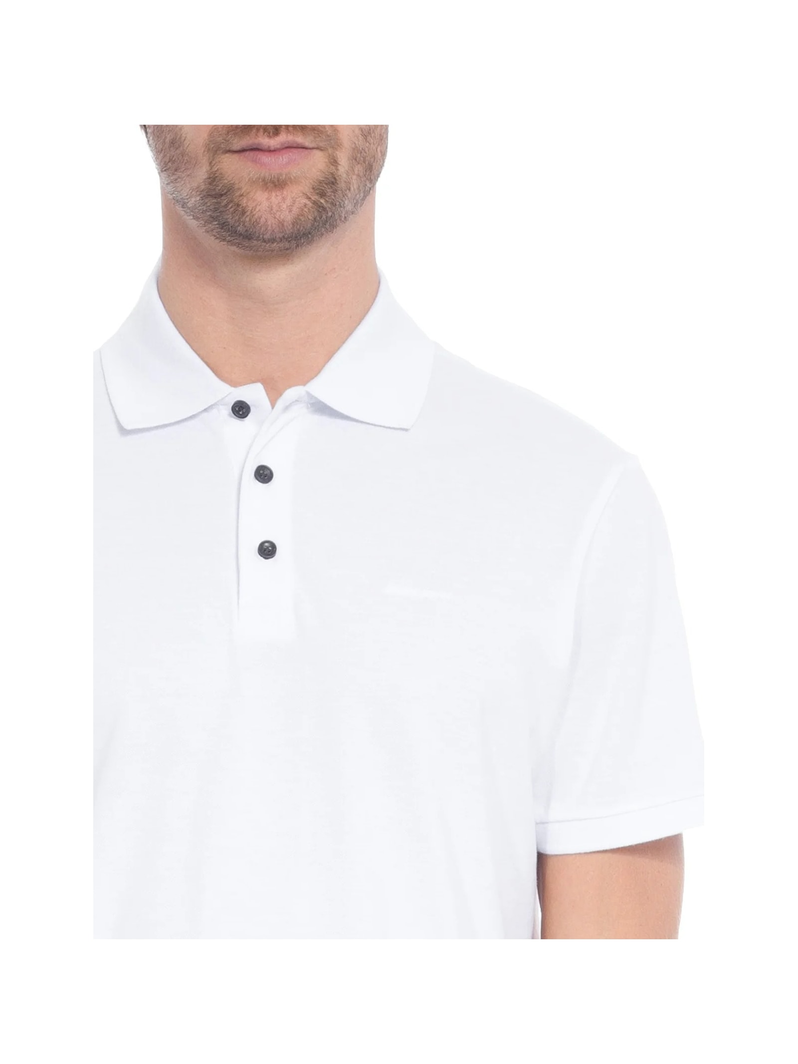 Polo Masculina New Simple Basic Branco John John