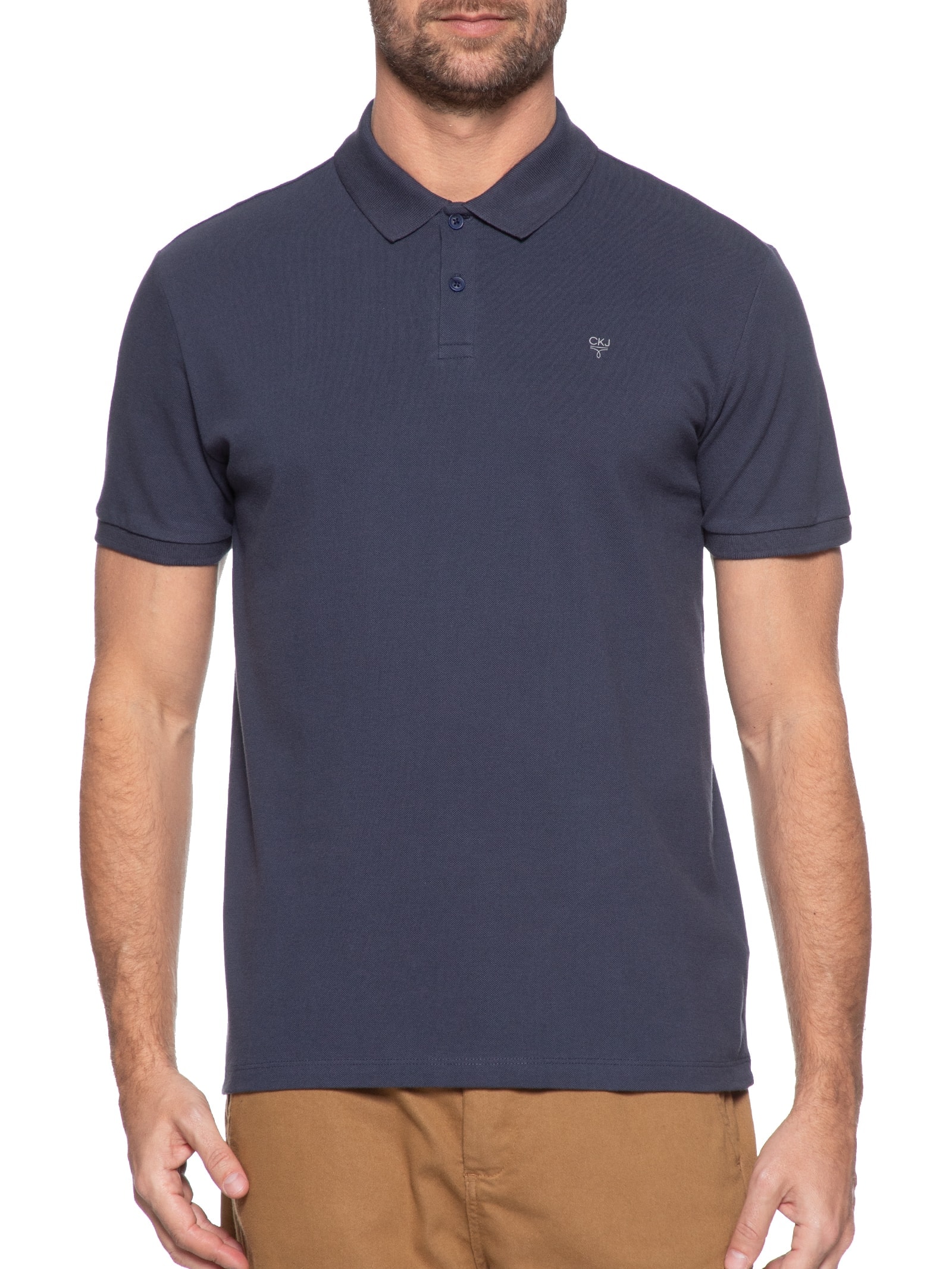 Polo Masculina Omega Azul  Calvin Klein Jeans