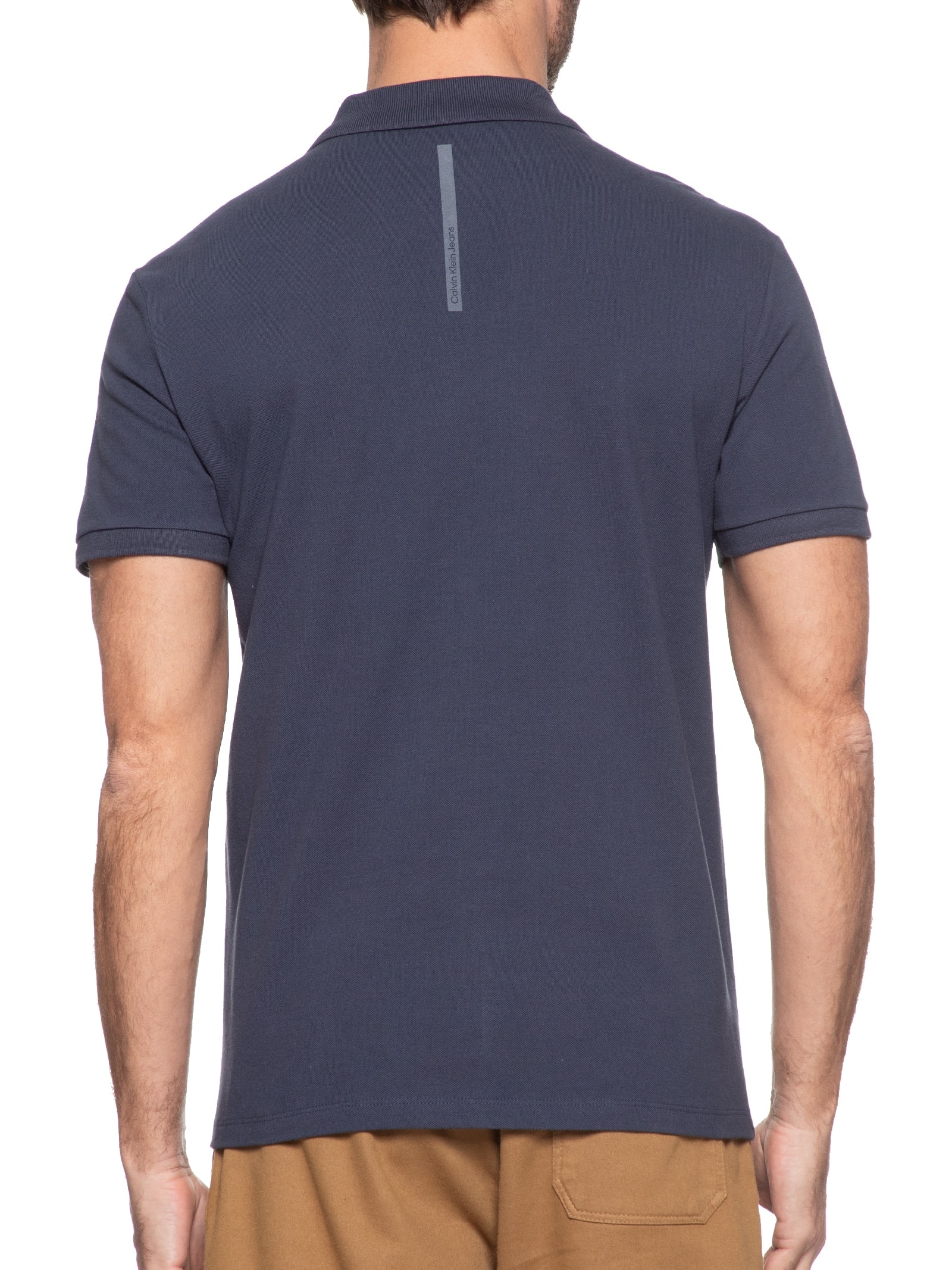 Polo Masculina Omega Azul  Calvin Klein Jeans