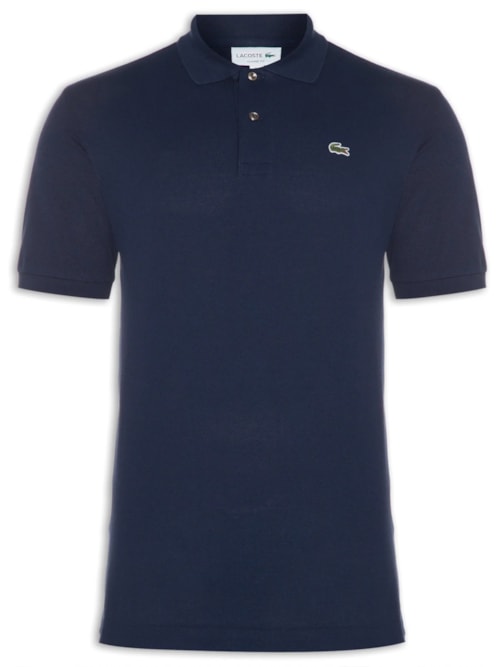 Polo Masculina Original Classic Fit L.12.12 Em Piquet De Algodão – Azul